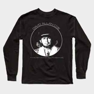 David Allan Coe Retro Long Sleeve T-Shirt